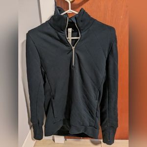 Lululemon forever warm pullover half zip quilted size 4